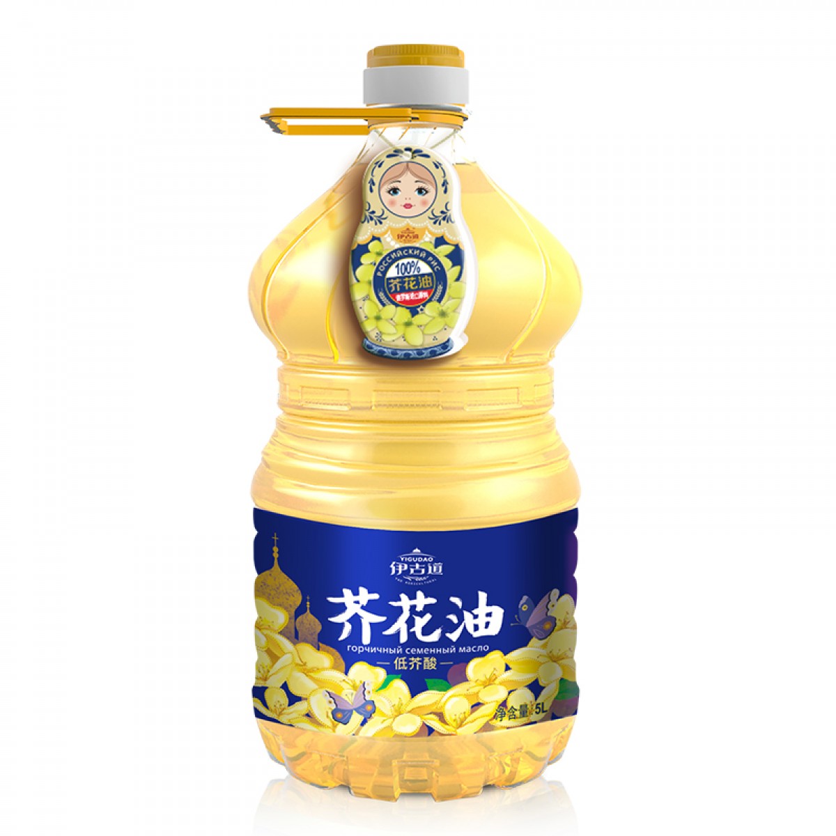 伊古道芥花油5l桶